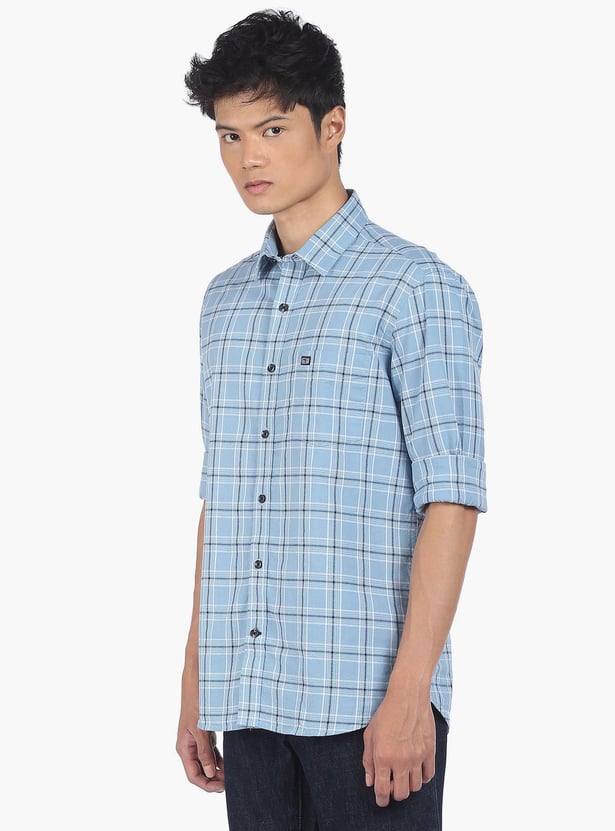 ARROW SPORT Men Checked Slim Fit Casual Shirt