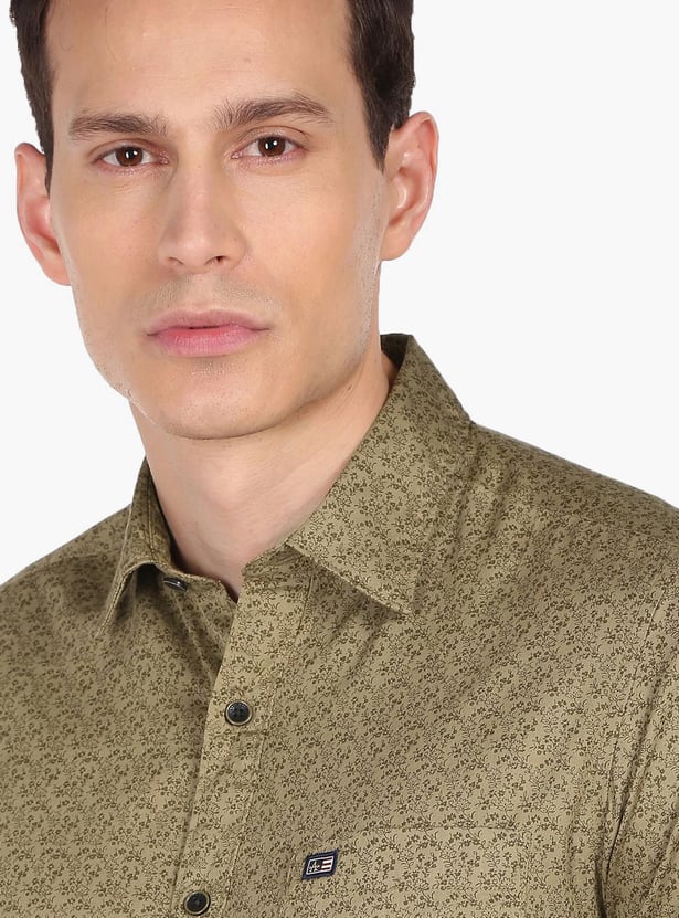 ARROW SPORT Men Floral Printed Slim Fit Casual Shirt