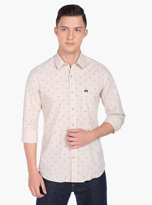 ARROW SPORT Men Geometric Printed Slim Fit Casual Shirt