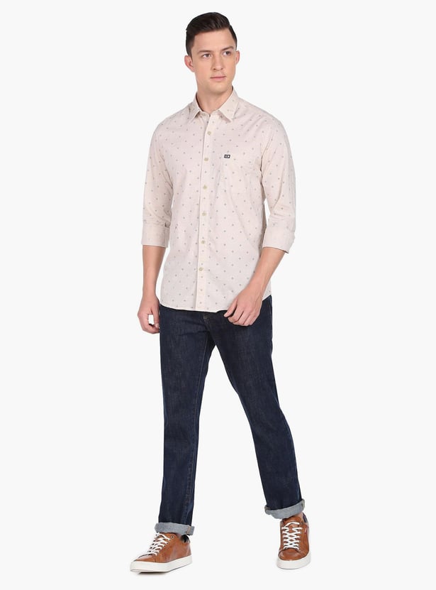 ARROW SPORT Men Geometric Printed Slim Fit Casual Shirt
