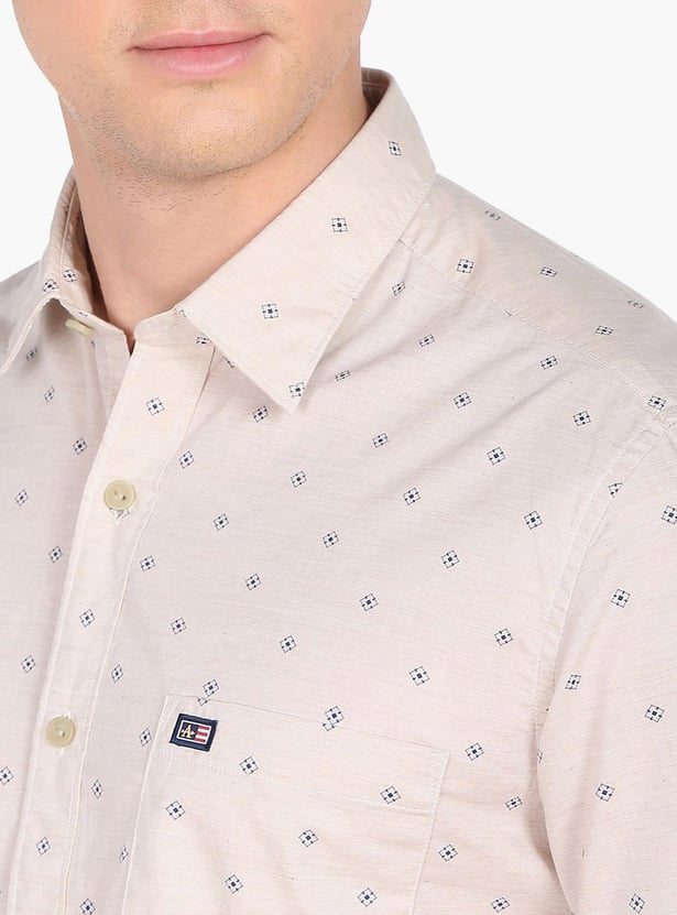 ARROW SPORT Men Geometric Printed Slim Fit Casual Shirt