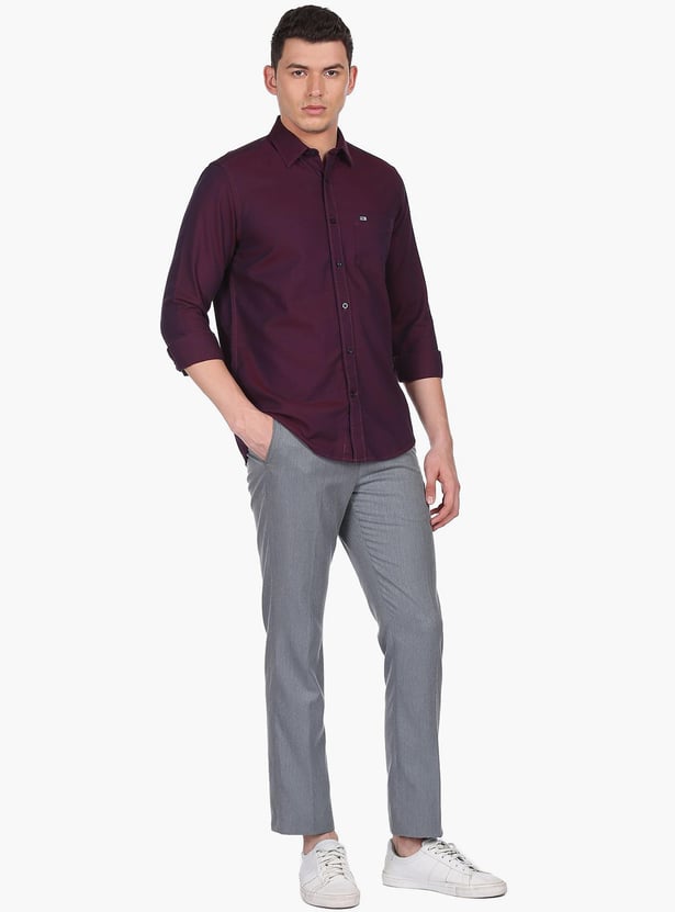 ARROW SPORT Men Solid Manhattan Slim Fit Casual Shirt