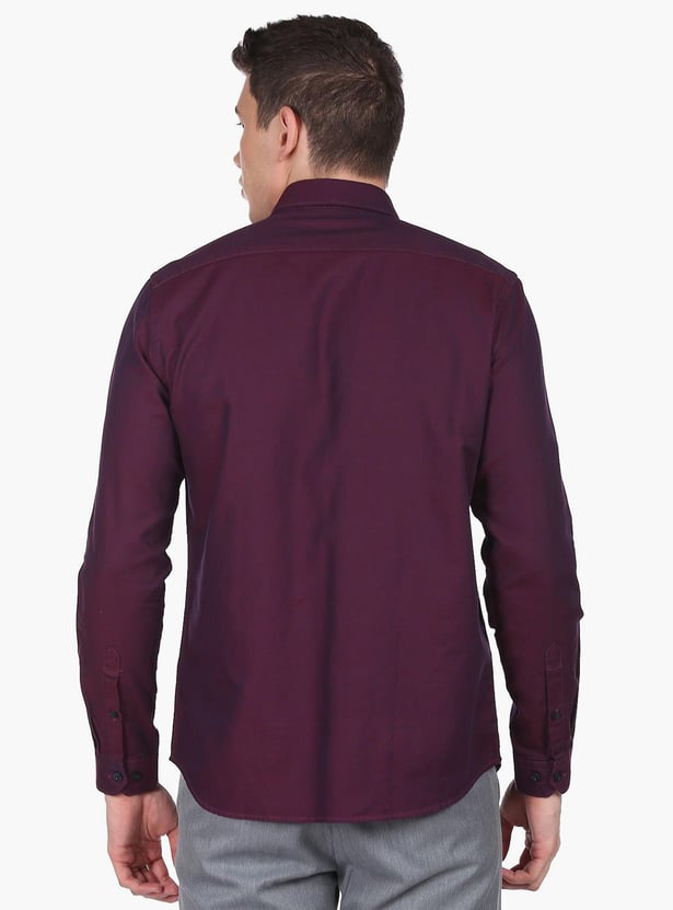 ARROW SPORT Men Solid Manhattan Slim Fit Casual Shirt