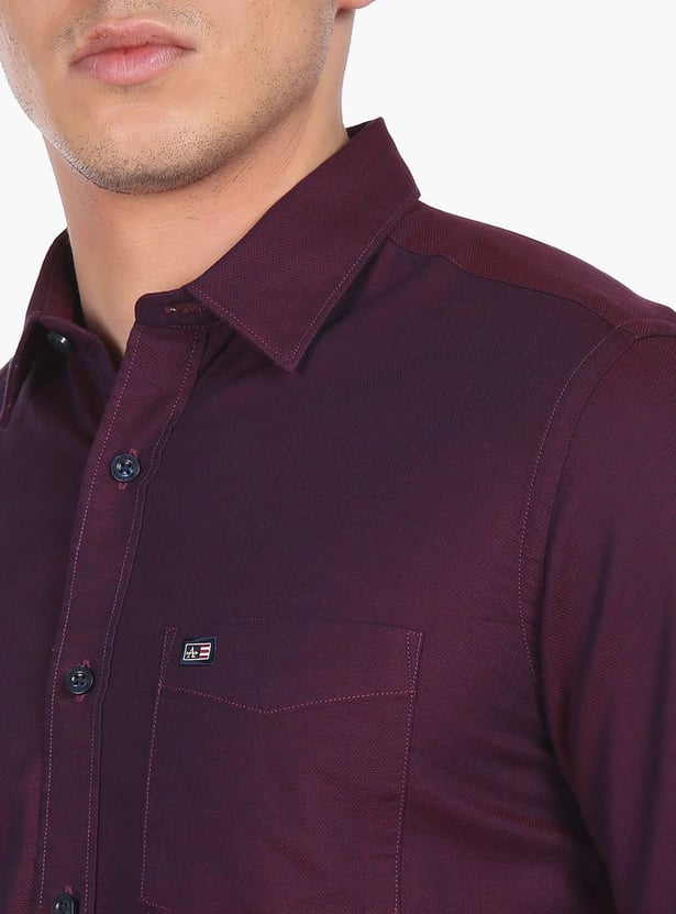 ARROW SPORT Men Solid Manhattan Slim Fit Casual Shirt