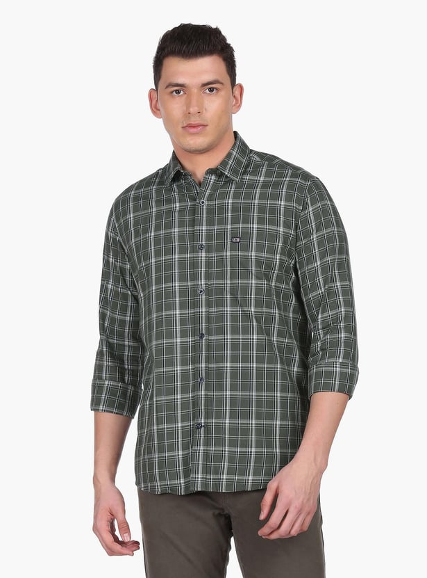ARROW SPORT Men Checked Slim Fit Casual Shirt
