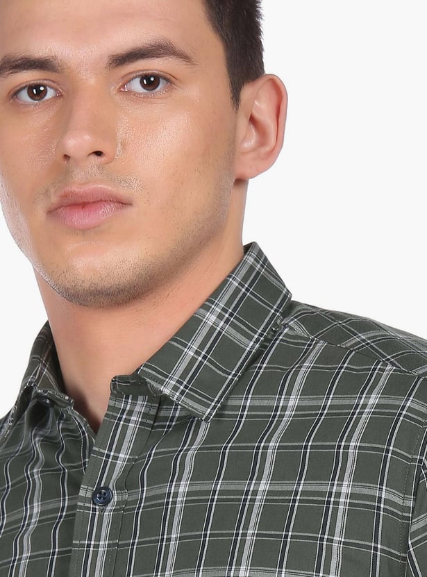 ARROW SPORT Men Checked Slim Fit Casual Shirt