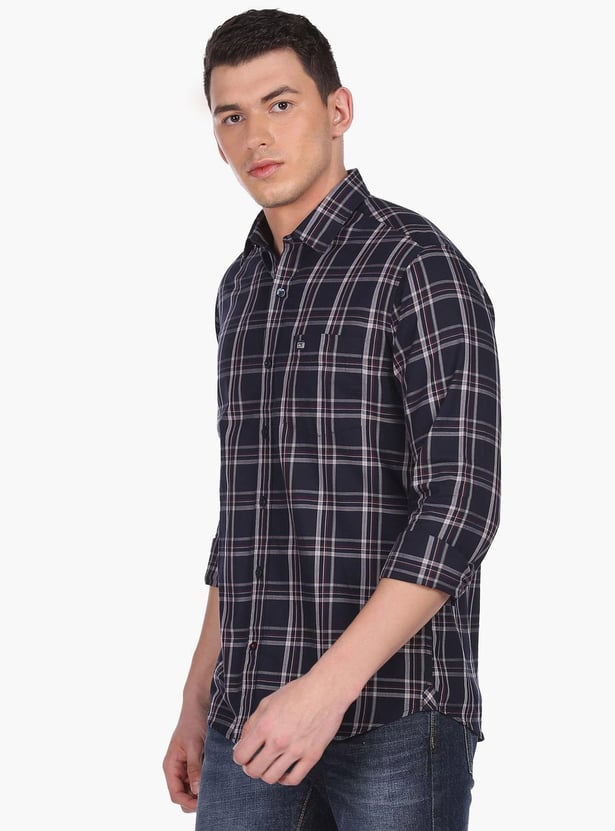 ARROW SPORT Men Manhattan Checked Slim Fit Casual Shirt