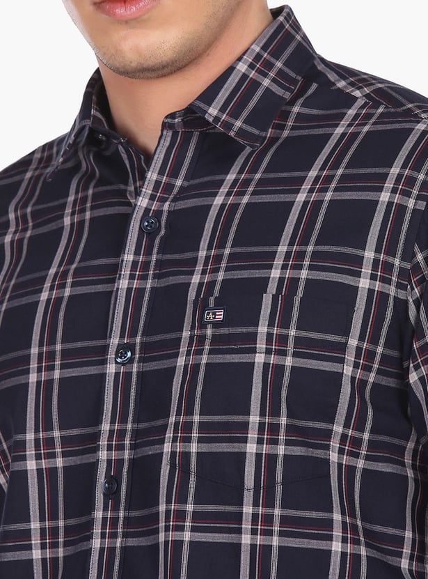 ARROW SPORT Men Manhattan Checked Slim Fit Casual Shirt