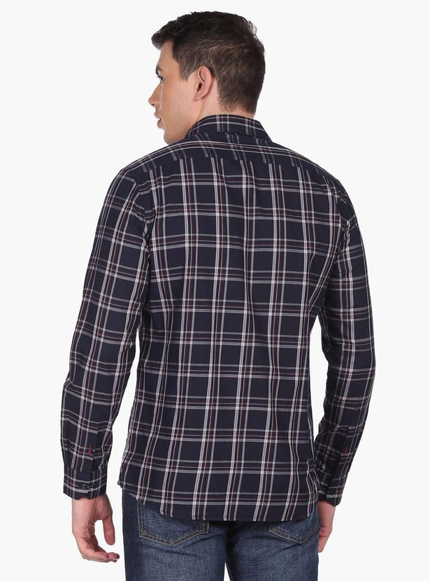 ARROW SPORT Men Manhattan Checked Slim Fit Casual Shirt