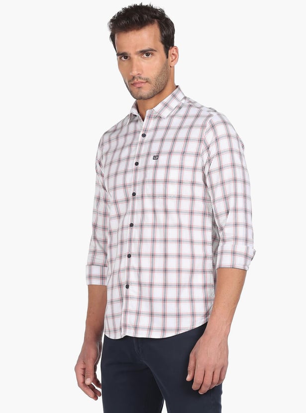 ARROW SPORT Men Checked Slim Fit Casual Shirt