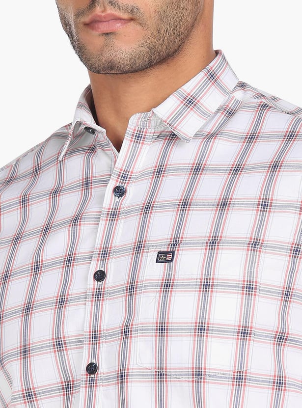 ARROW SPORT Men Checked Slim Fit Casual Shirt