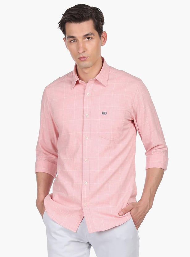 ARROW SPORT Men Manhattan Slim Fit Checked Shirt