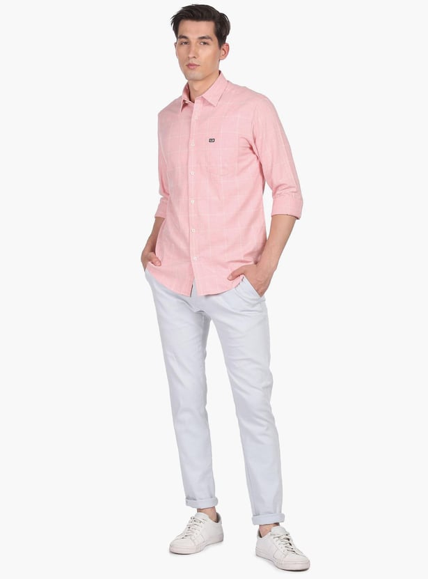 ARROW SPORT Men Manhattan Slim Fit Checked Shirt