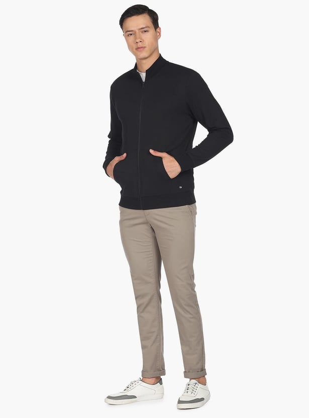 ARROW SPORT Men Solid Regular Fit Sweatshirt