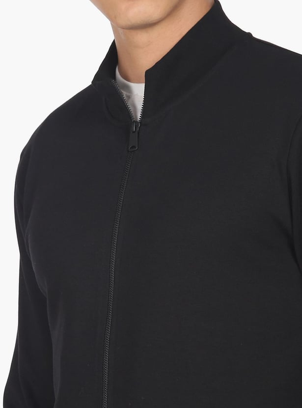 ARROW SPORT Men Solid Regular Fit Sweatshirt