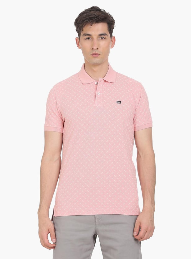 ARROW SPORT Men Printed Regular Fit Polo T-shirt