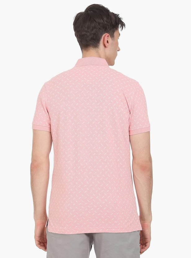 ARROW SPORT Men Printed Regular Fit Polo T-shirt