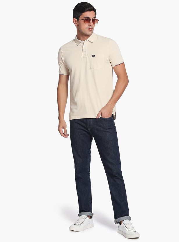 ARROW SPORT Men Solid Regular Fit Polo T-shirt