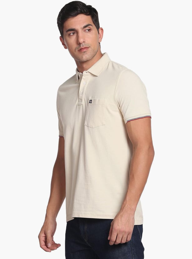 ARROW SPORT Men Solid Regular Fit Polo T-shirt