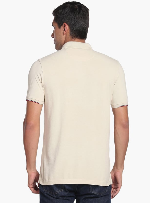 ARROW SPORT Men Solid Regular Fit Polo T-shirt