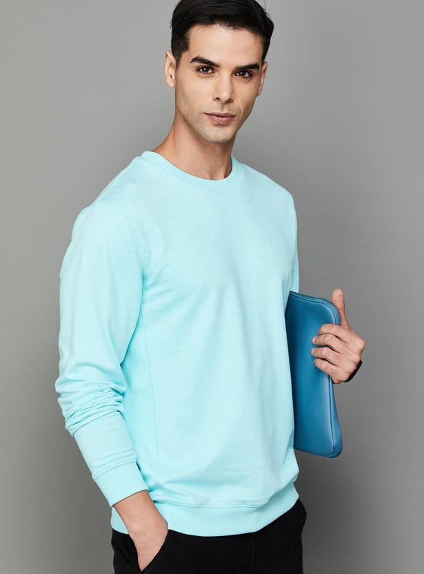 CODE Men Solid Sweatshirt