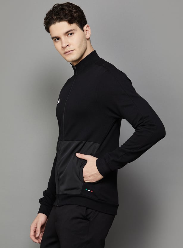 KAPPA Men Solid Zip-Front Jacket