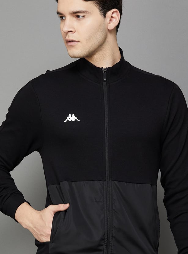 KAPPA Men Solid Zip-Front Jacket