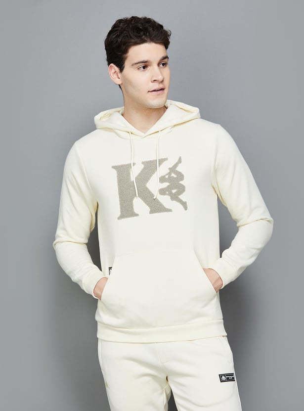 KAPPA Men Applique Hooded Sweatshirt