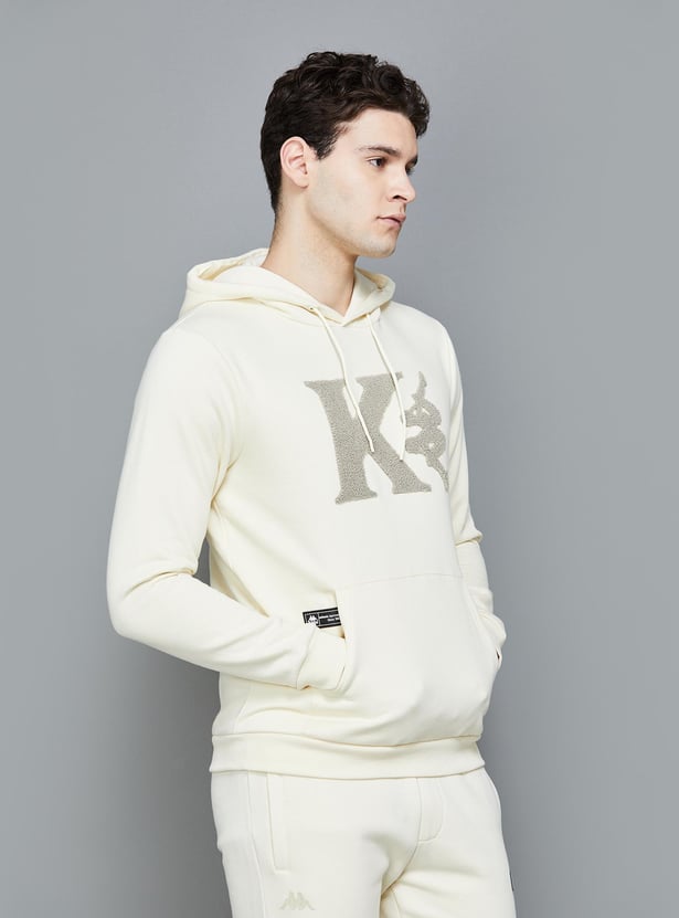 KAPPA Men Applique Hooded Sweatshirt