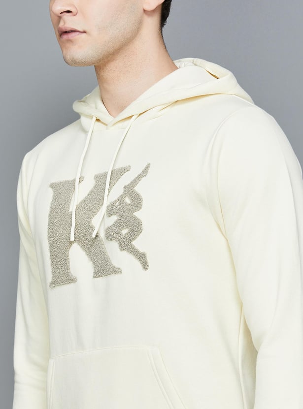 KAPPA Men Applique Hooded Sweatshirt
