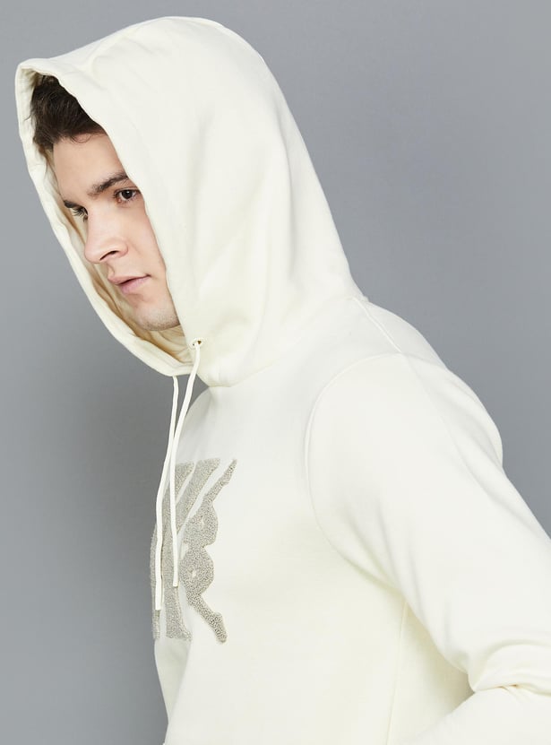 KAPPA Men Applique Hooded Sweatshirt