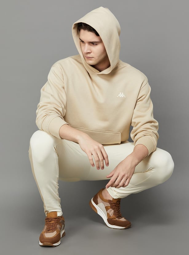 Buy KAPPA Solid Hooded Sweatshirt from Kappa at just INR 1899.0