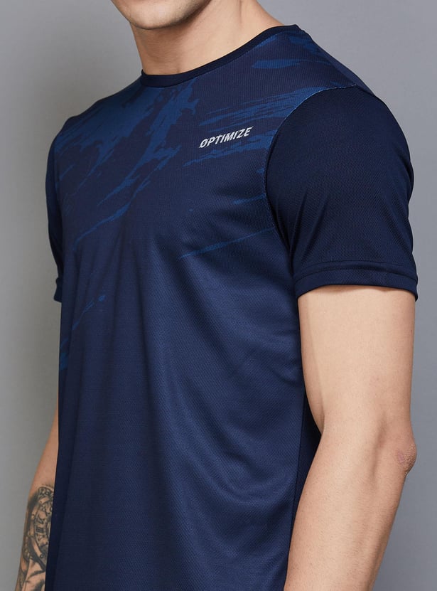 Buy Fame Forever Active Men Printed Regular Fit Sports T Shirt From Fame Forever Active At Just 0266