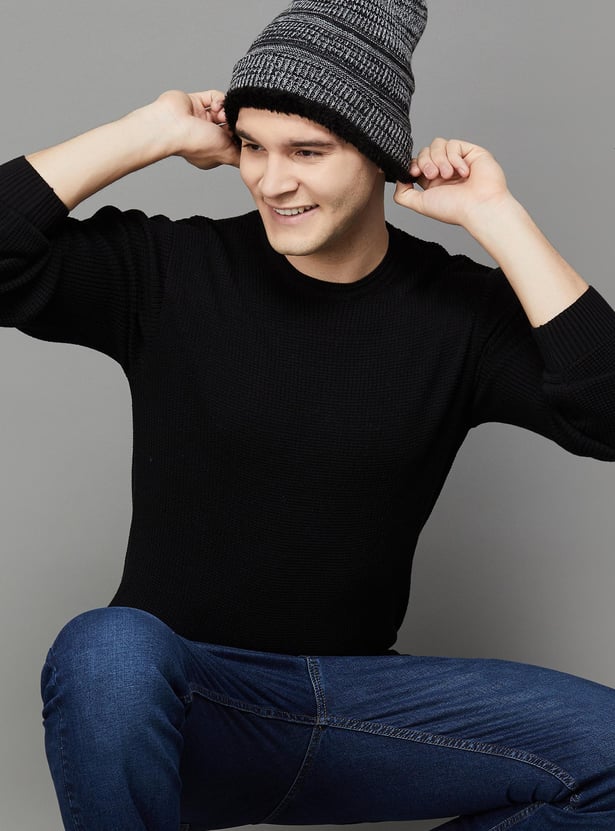 DENIMIZE Men Flat Knit Sweater