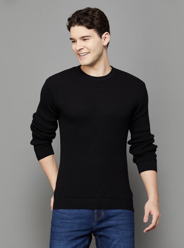 DENIMIZE Men Flat Knit Sweater
