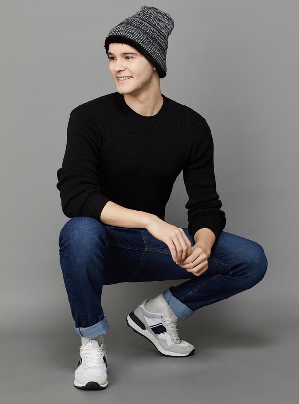 DENIMIZE Men Flat Knit Sweater
