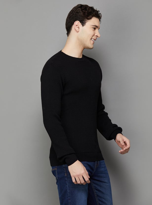 DENIMIZE Men Flat Knit Sweater