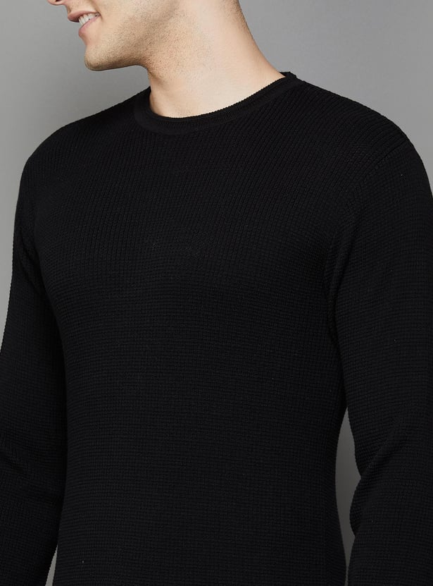 DENIMIZE Men Flat Knit Sweater