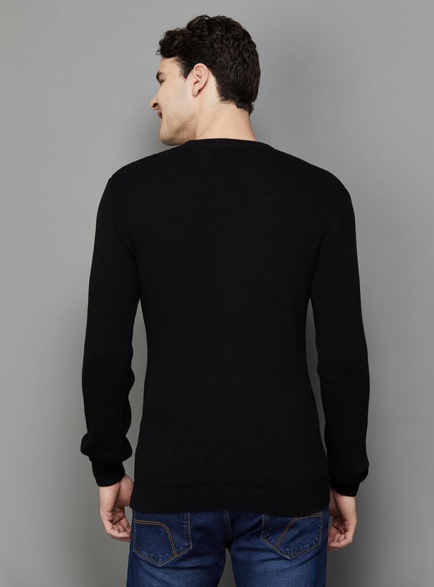 DENIMIZE Men Flat Knit Sweater
