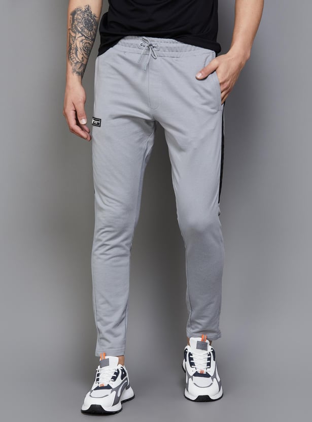 KAPPA Men Slim Fit Solid Track Pants