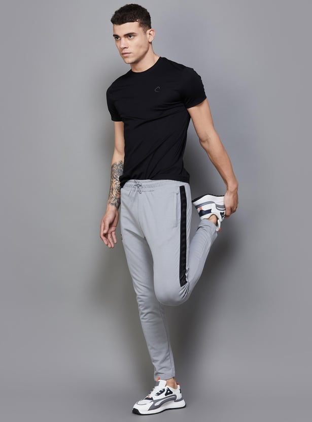 KAPPA Men Slim Fit Solid Track Pants