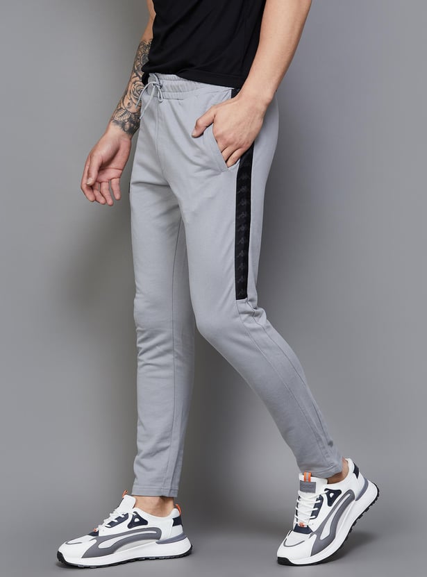 KAPPA Men Slim Fit Solid Track Pants