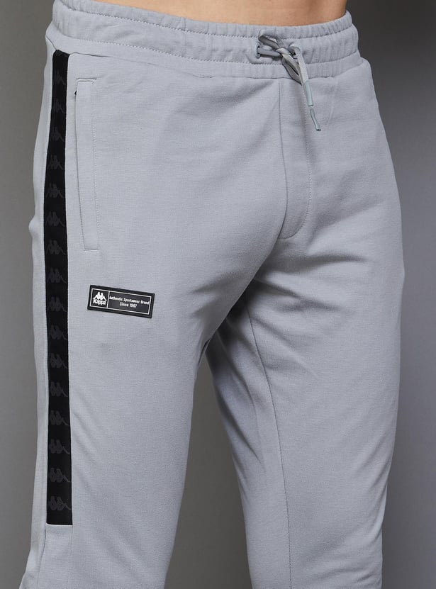 KAPPA Men Slim Fit Solid Track Pants