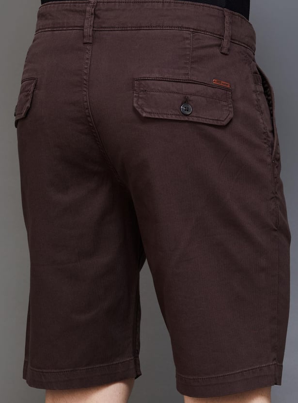 FAME FOREVER Men Solid Regular Fit Shorts