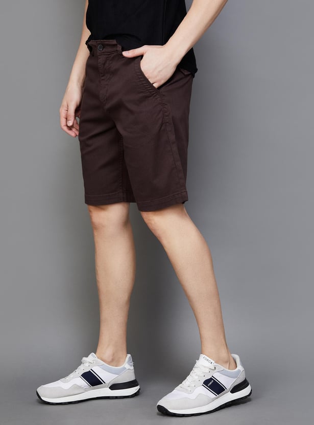FAME FOREVER Men Solid Regular Fit Shorts