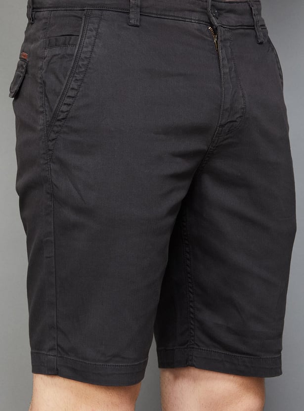 FAME FOREVER Men Solid Regular Fit Shorts