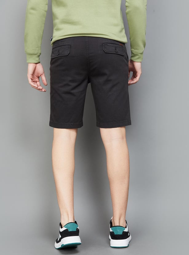 FAME FOREVER Men Solid Regular Fit Shorts