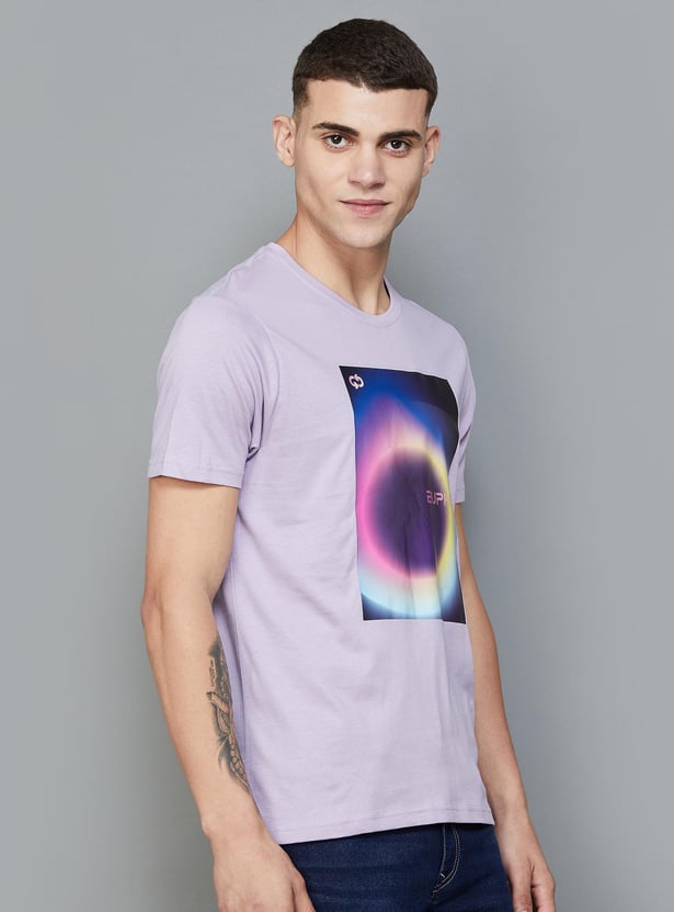 FAME FOREVER Men Graphic Print Regular Fit T-shirt