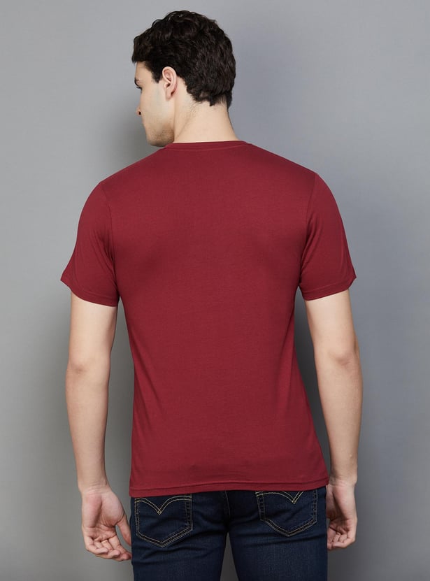 BOSSINI Men Graphic Print Regular Fit T-shirt