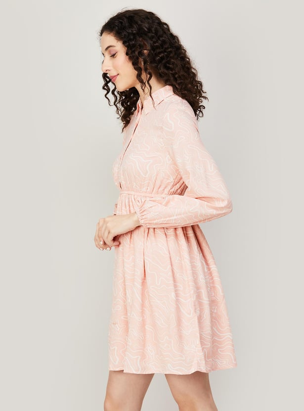 VERO MODA Women Printed A-Line Dress